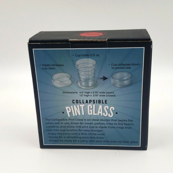 Collapsible Pink Glass - Picture 2 of 4